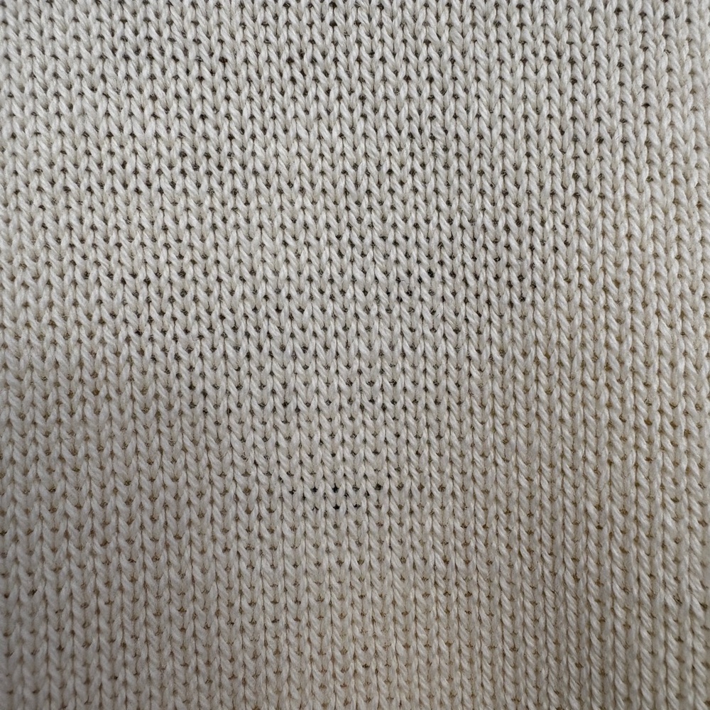 Vintage Susan Ed’s Preppy Ivory Knit Sweater Vest Sz Lg - Picture 10 of 12